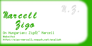 marcell zigo business card